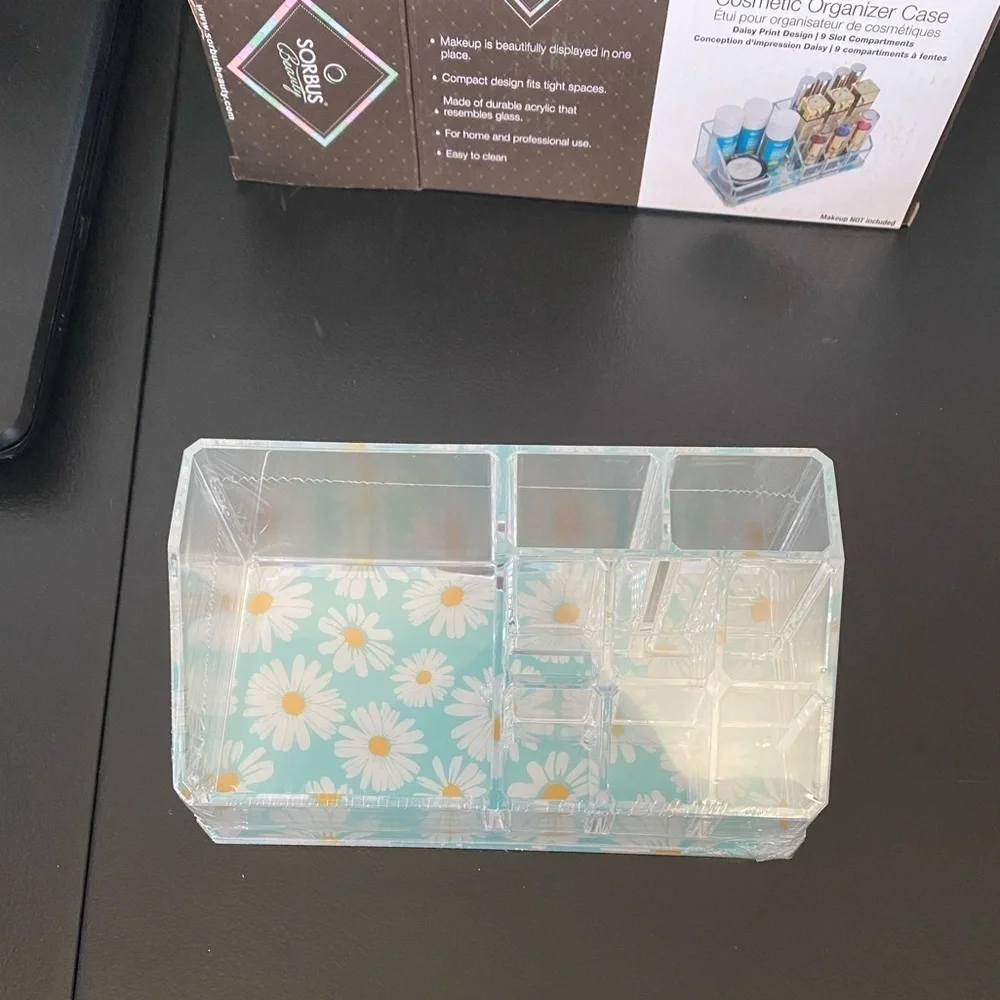 SORBUS Cosmetic Organizer Case, 9 Compartments